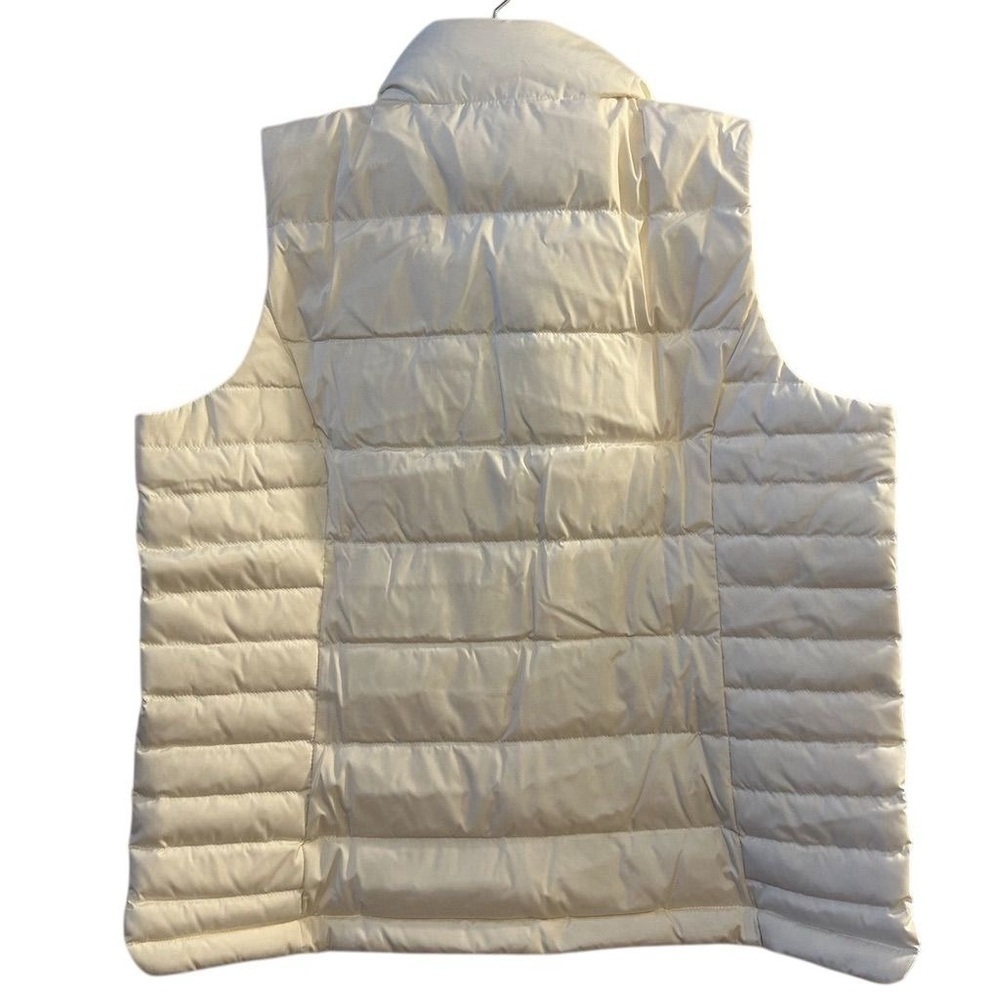 Lands’ End Women's Ivory Down‎ Puffer Vest Size L Petite Lightweight Casu… - Picture 2 of 14
